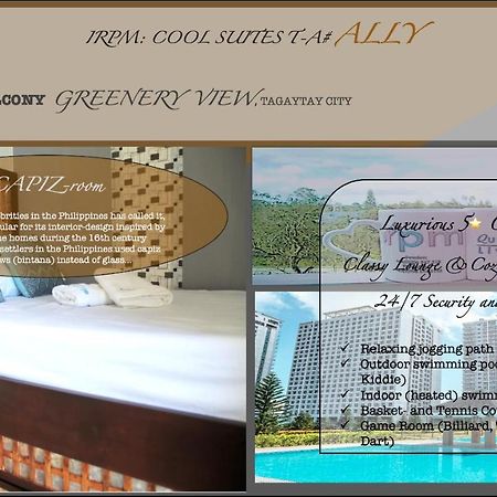 Irpm Coolsuites #Ally Wind Residences 1Br Tower A Greenery View Tagaytay City Kültér fotó