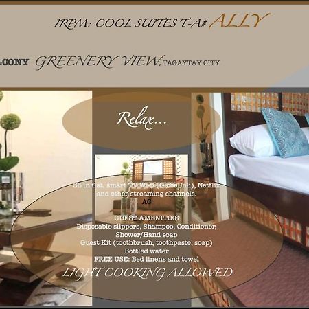 Irpm Coolsuites #Ally Wind Residences 1Br Tower A Greenery View Tagaytay City Kültér fotó