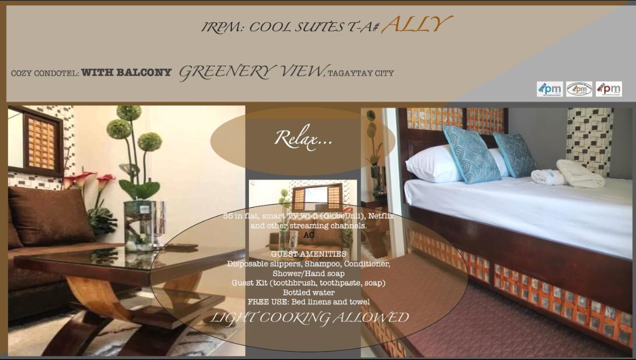 Irpm Coolsuites #Ally Wind Residences 1Br Tower A Greenery View Tagaytay City Kültér fotó